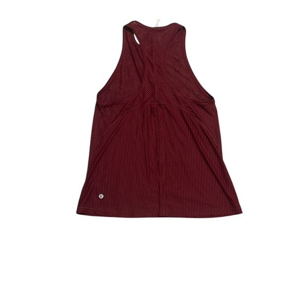 Lululemon Miles Ahead Mesh Tie Open Back Workout Gym Yoga Tank Top - Picture 7 of 8